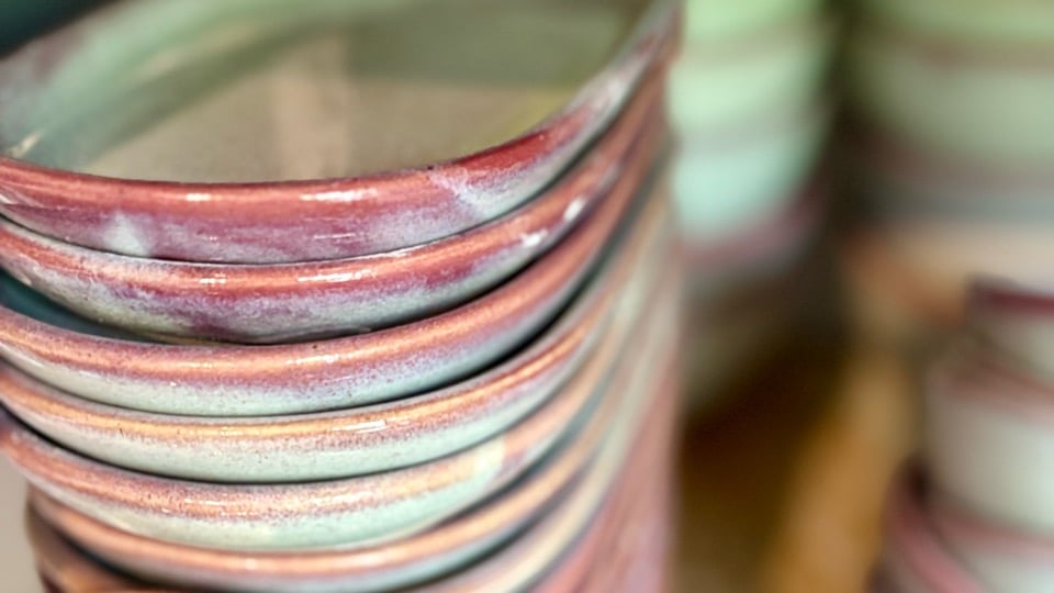 Platos complementarios de cerámica Naidich