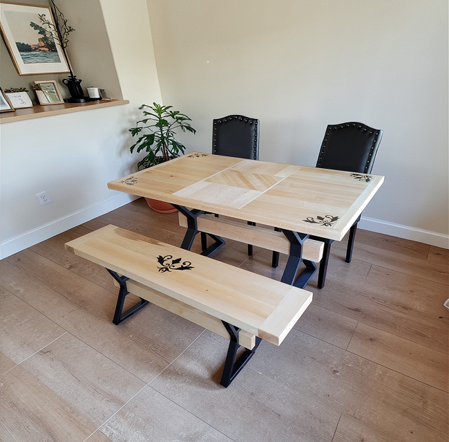 Old to New Farm Table