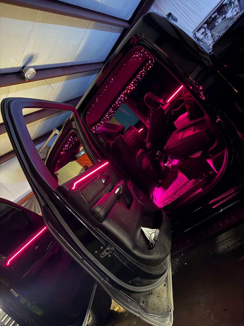 Custom car interior