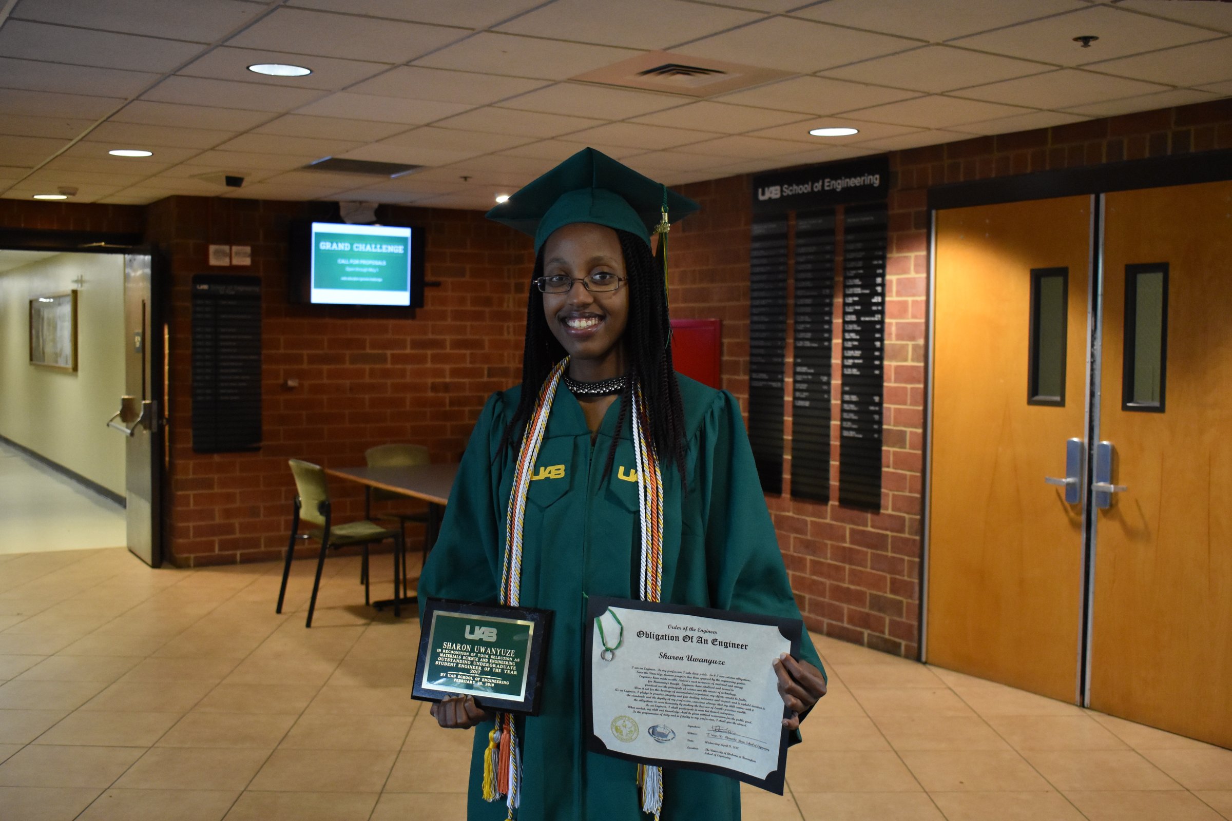 Dr. Sharon Uwanyuze - Academic excellence
