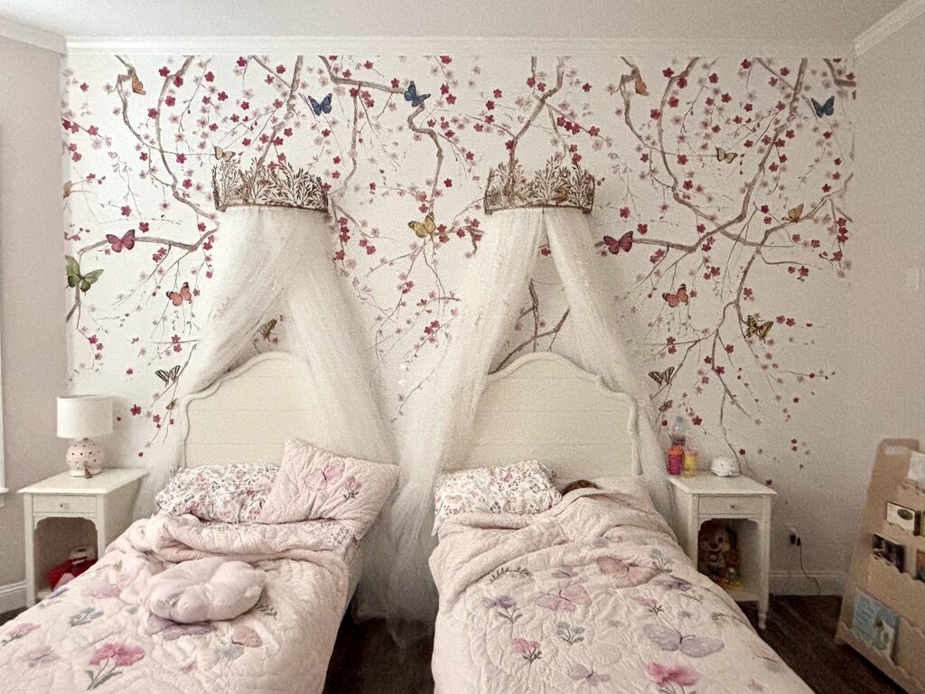 Wallpaper installation project