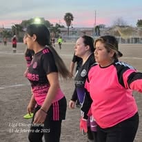 Jugadoras en partido oficial - torneo Liga Universitaria Mexicali