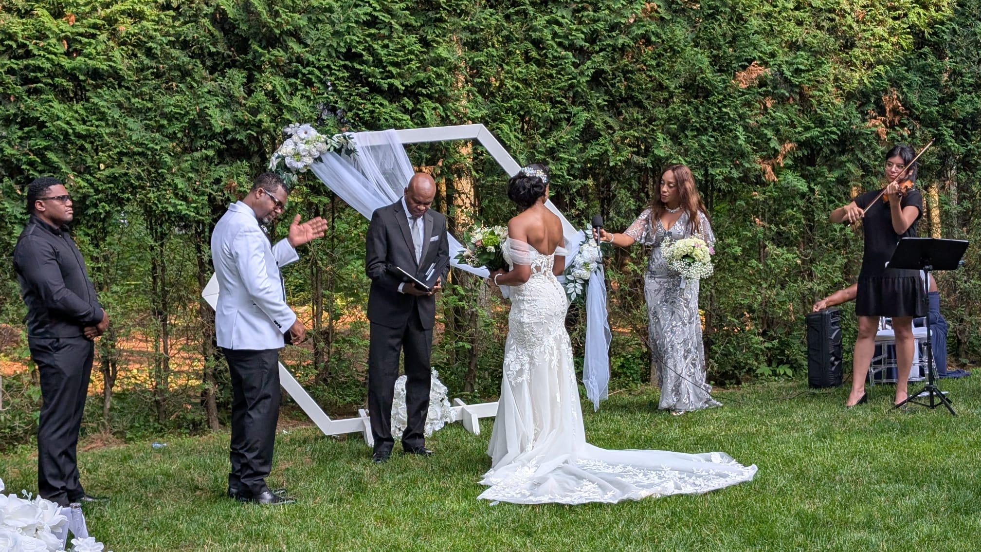 Stephania Parent wedding moment