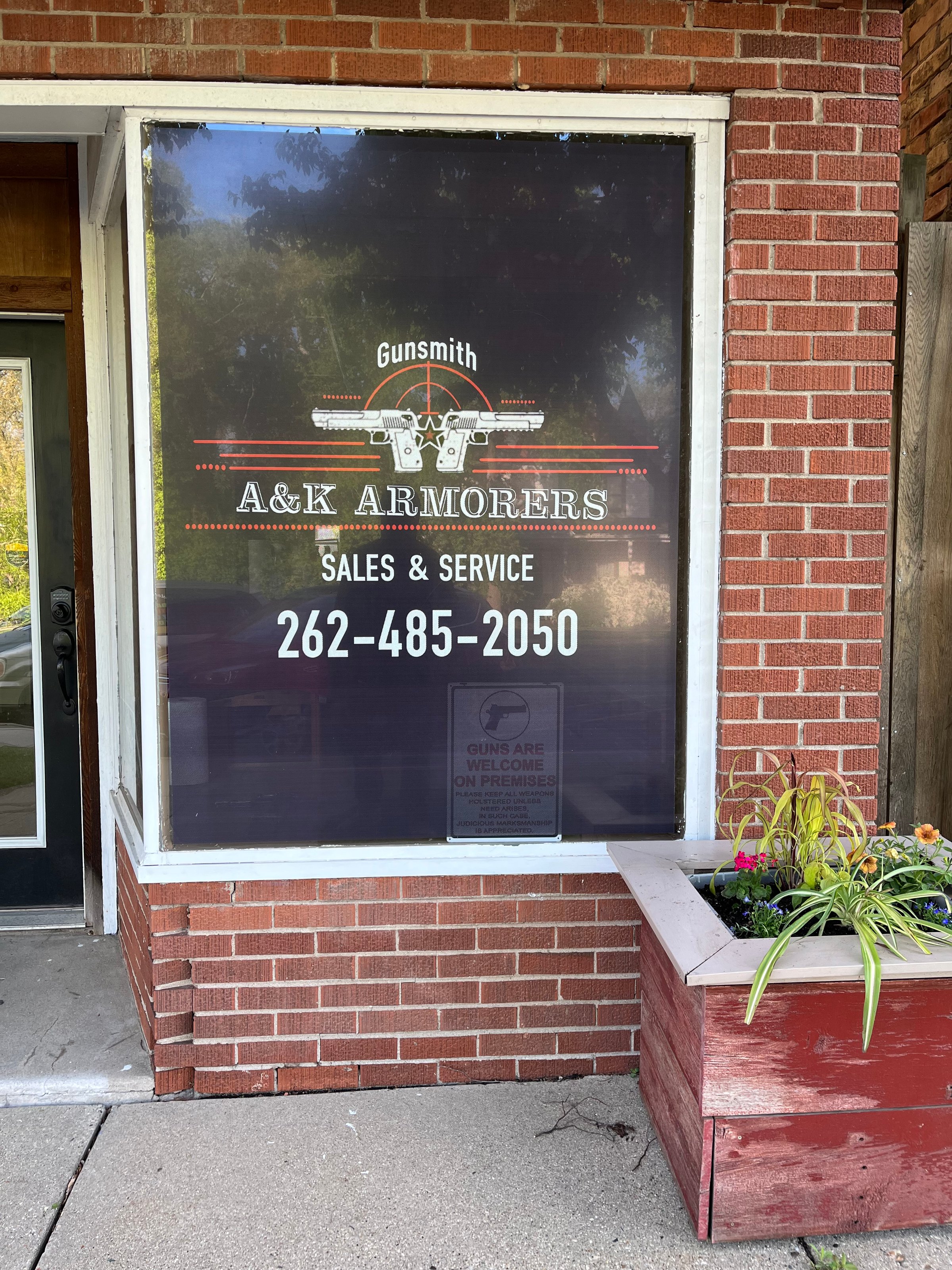 Window graphics storefront enhancement installation