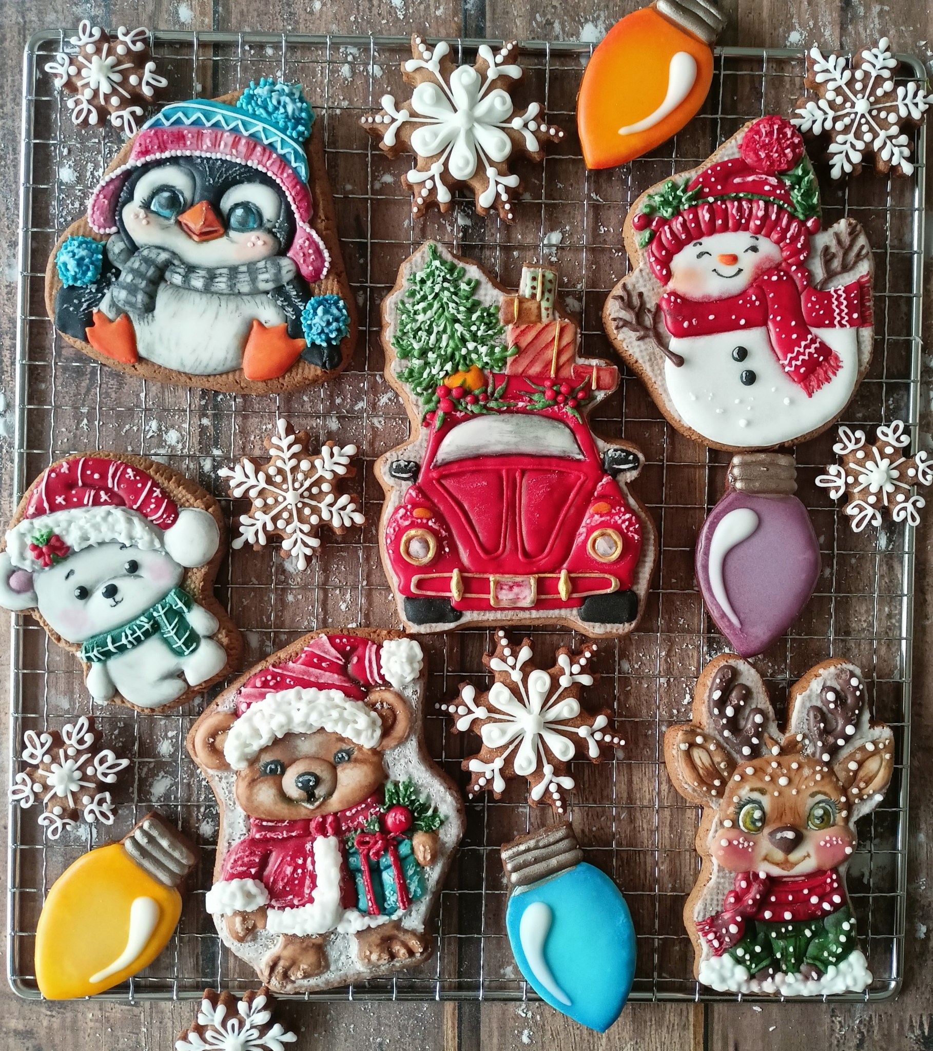 Pierniczki z kwiatami