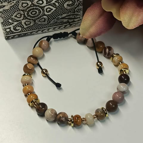 Jaspis Zebra & Crazy Lace – Odwaga i Radość