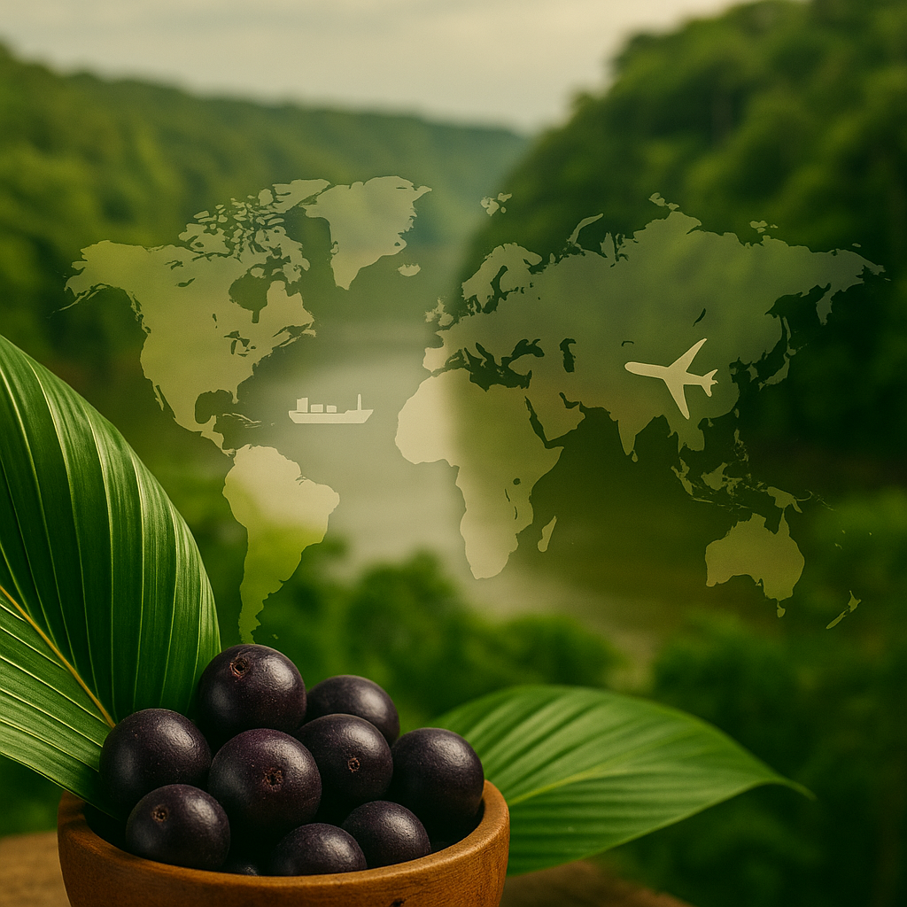 Açaí export and logistics