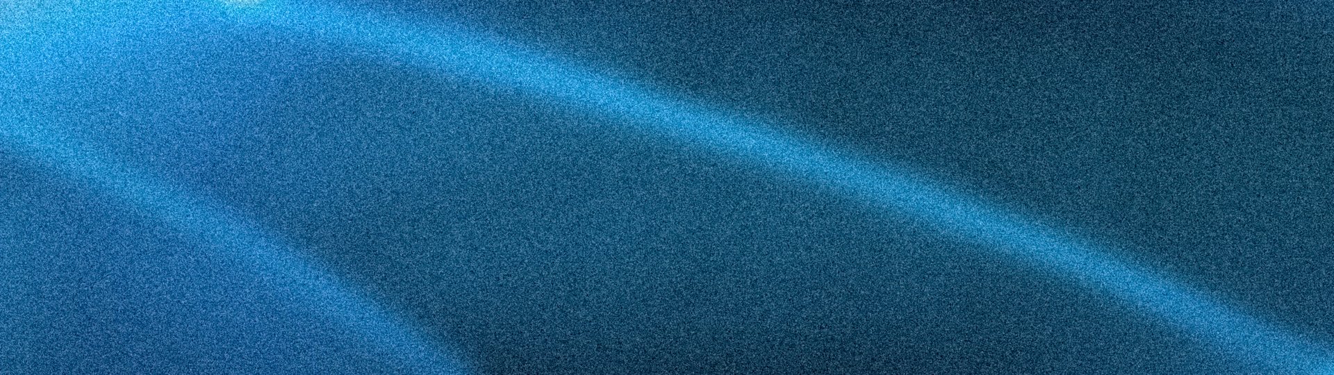 Dramatic 4K abstract gradient background blending deep teal, ocean blue, and navy hues. A wide, cinematic backdrop with a bright light streak and trending grainy texture