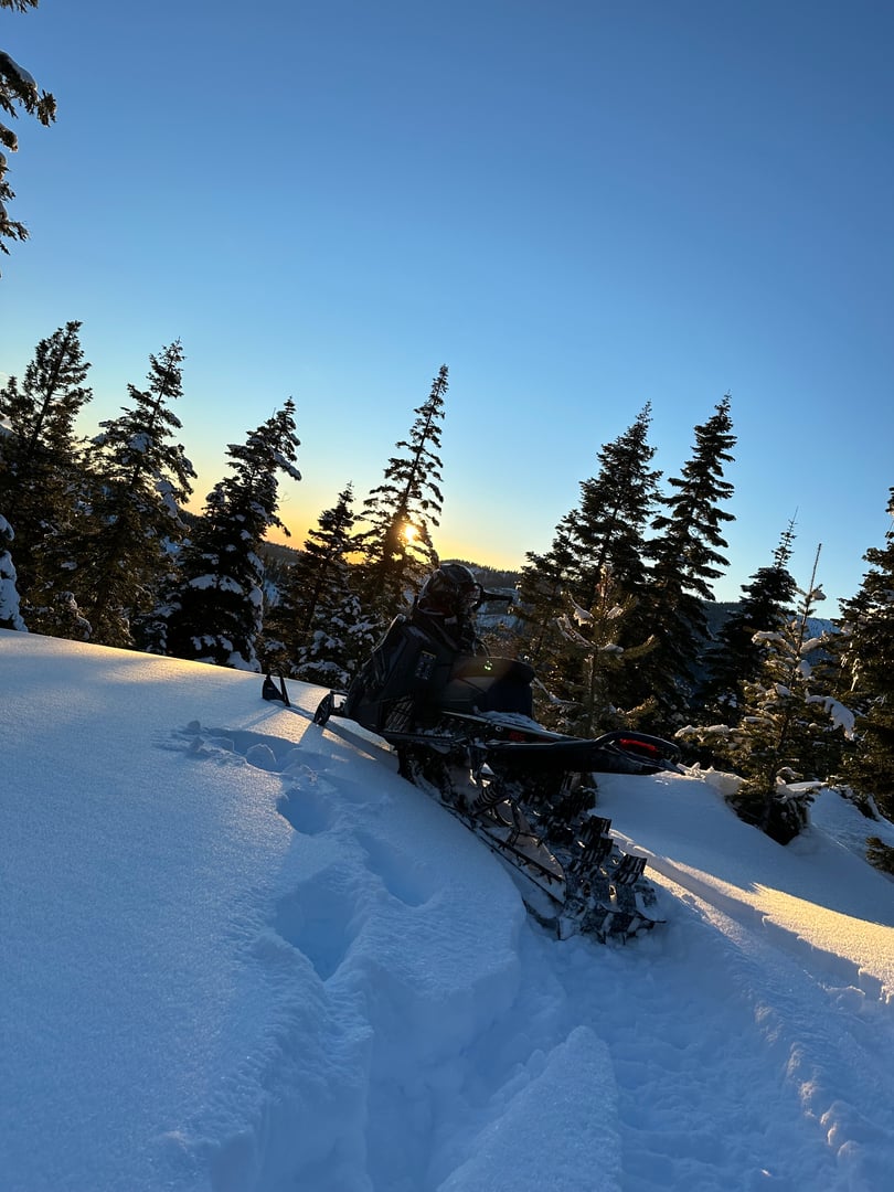 Snowmobile adventure
