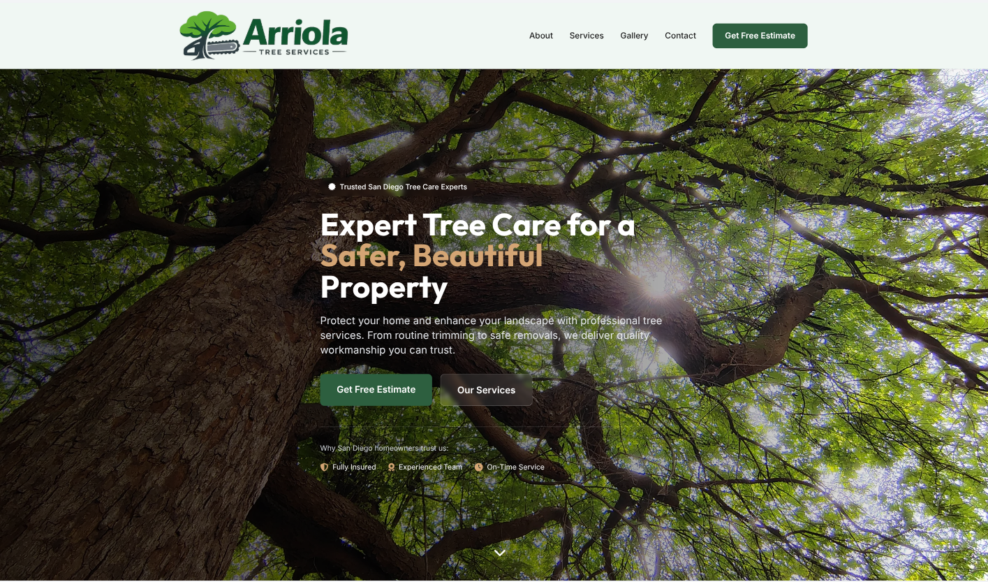 Project portfolio screenshot