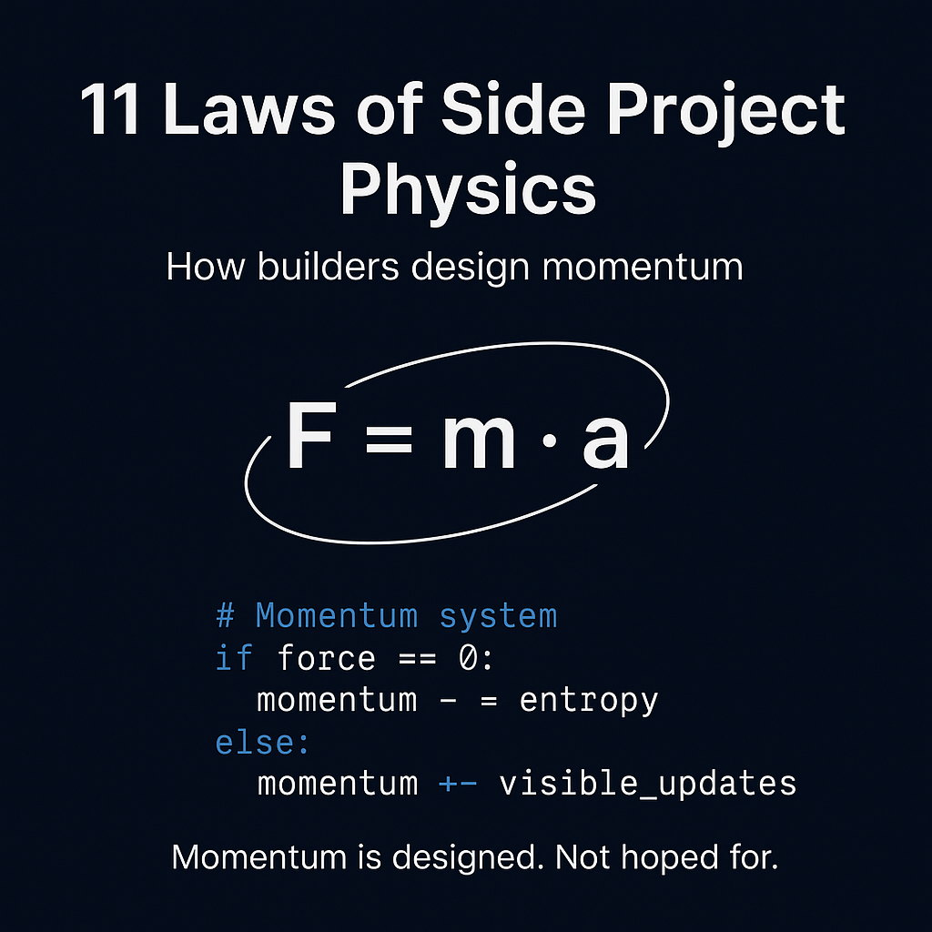 11 Laws of Physics to (Re)Build Momentum guide cover