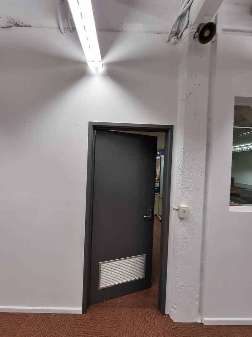 Quality Painting Group high-rise office complex project - additional after view showing completed transformation