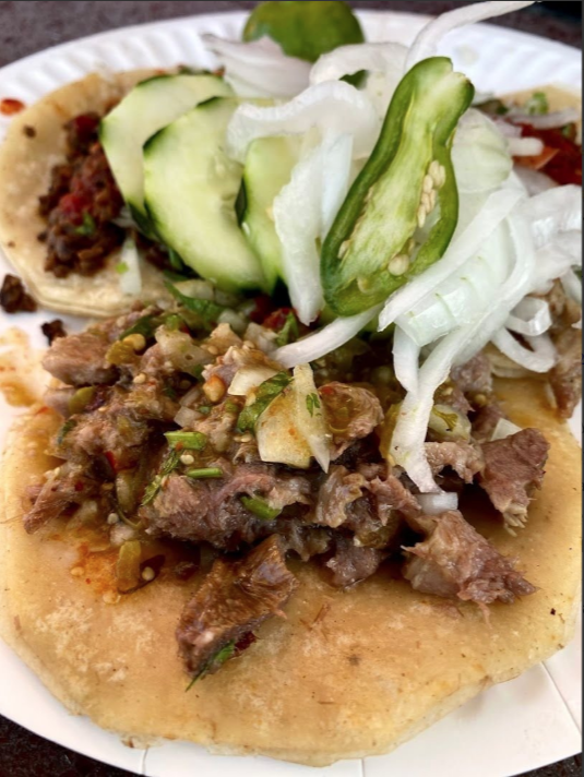 Authentic street tacos