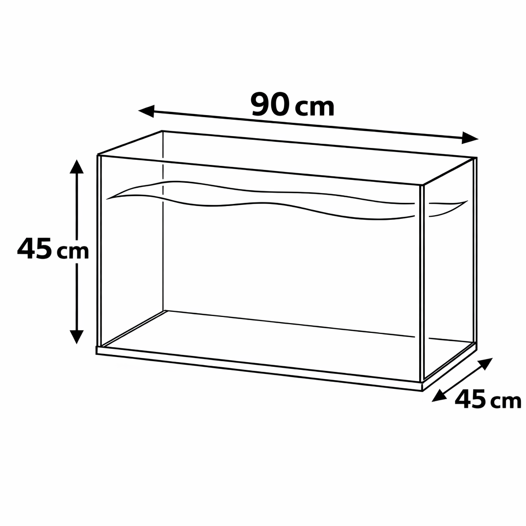 90x45x45 Planted Aquarium