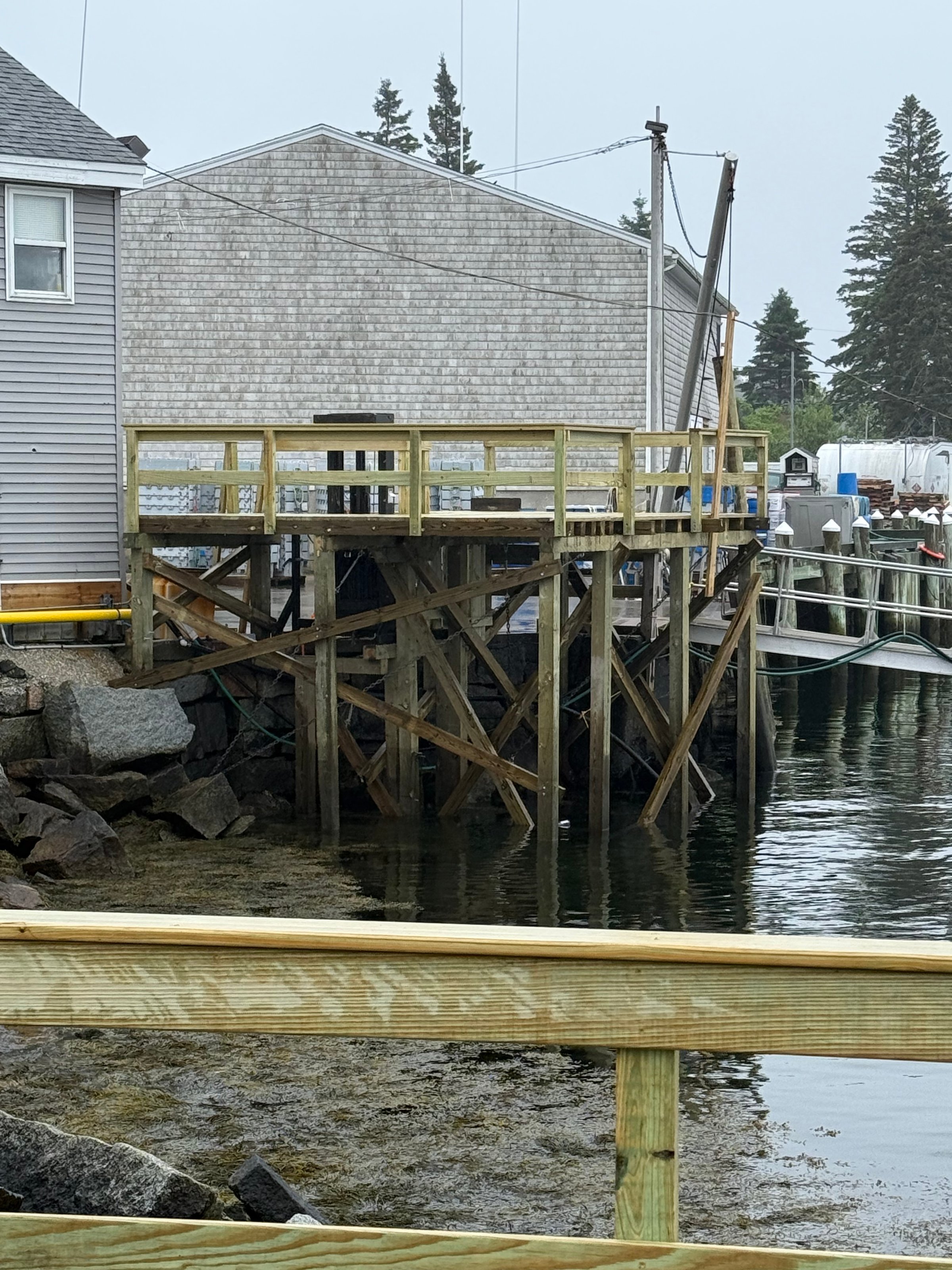 Professional dock construction by Midcoast Dock LLC