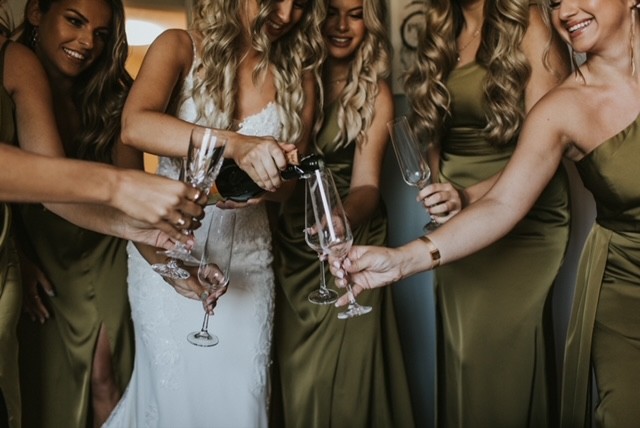 Elegant wedding celebration details at Veslo Wedding Venue