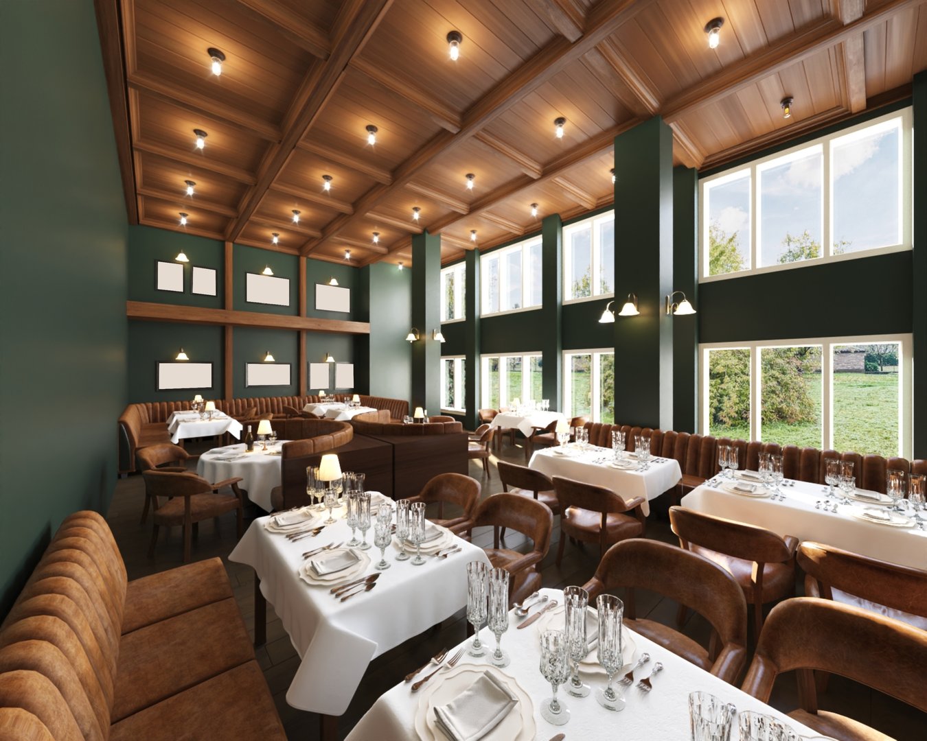 3D Render - Restaurant