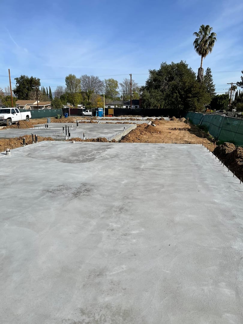 Concrete and foundation work by Serrato Builders