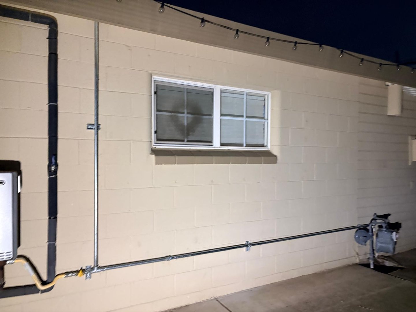 Gas line installation professional work