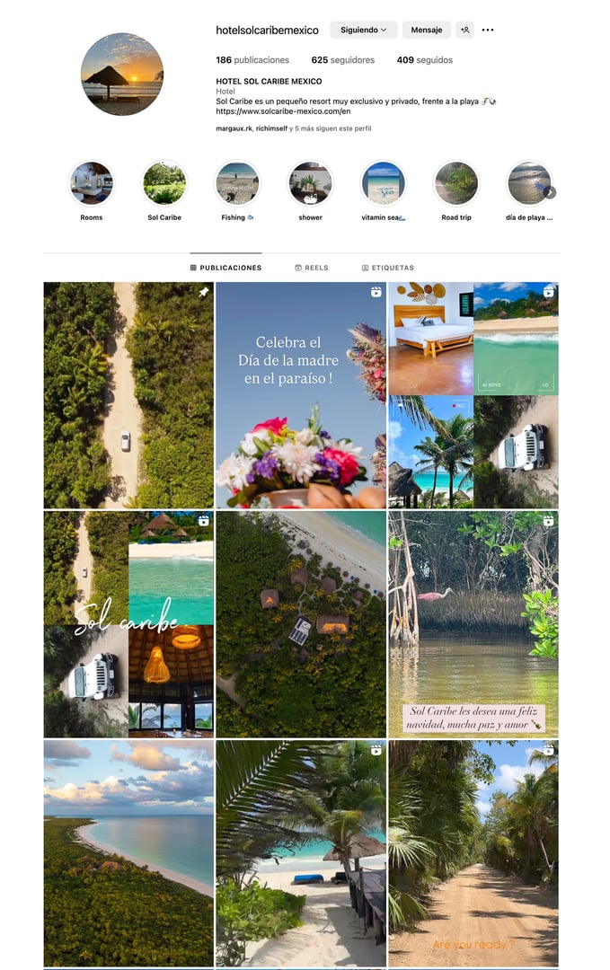 Sol Caribe old social media