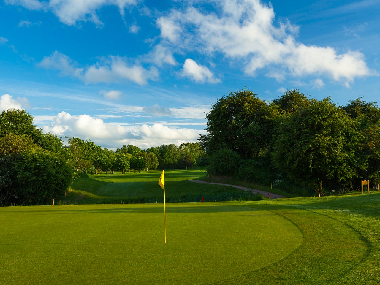 Belton Woods championship golf course beautiful fairways water hazards Lincolnshire