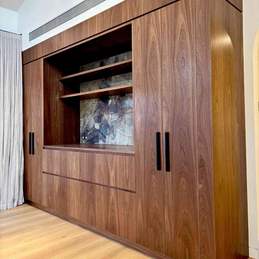 Under-cabinet lighting detail showcasing precision craftsmanship