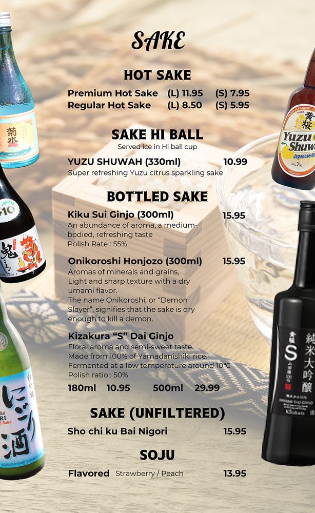 Kuu Sushi Menu Page 5
