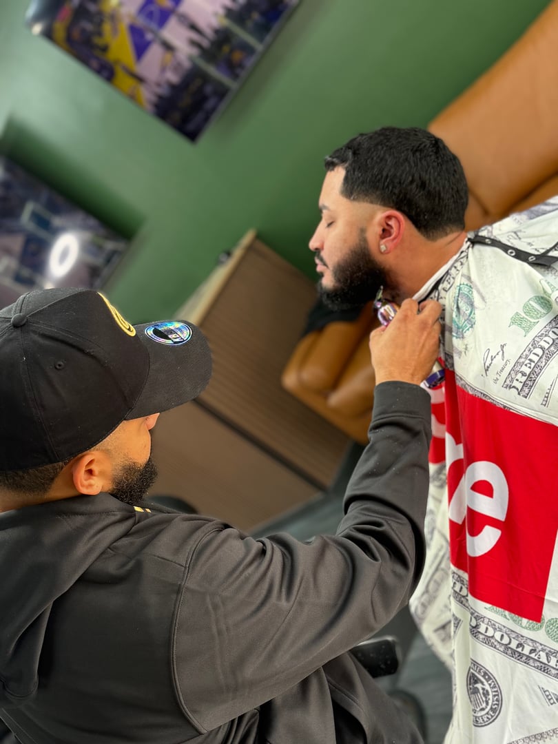 Professional barbering at GLD Hair Studio