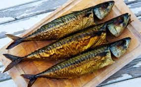 Traditional wood-smoked fish with rich golden brown color