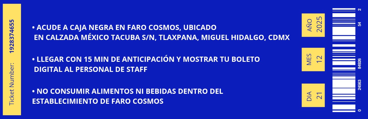 Boleto Digital 2 - El Show Sin Filtros