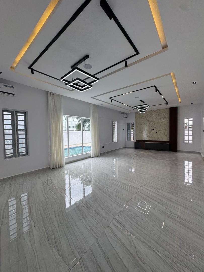 Luxurious modern duplex exterior with contemporary design