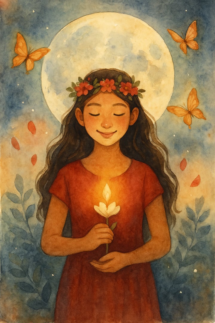 Imagen relacionada con Mujer Luna: Primera Menstruación