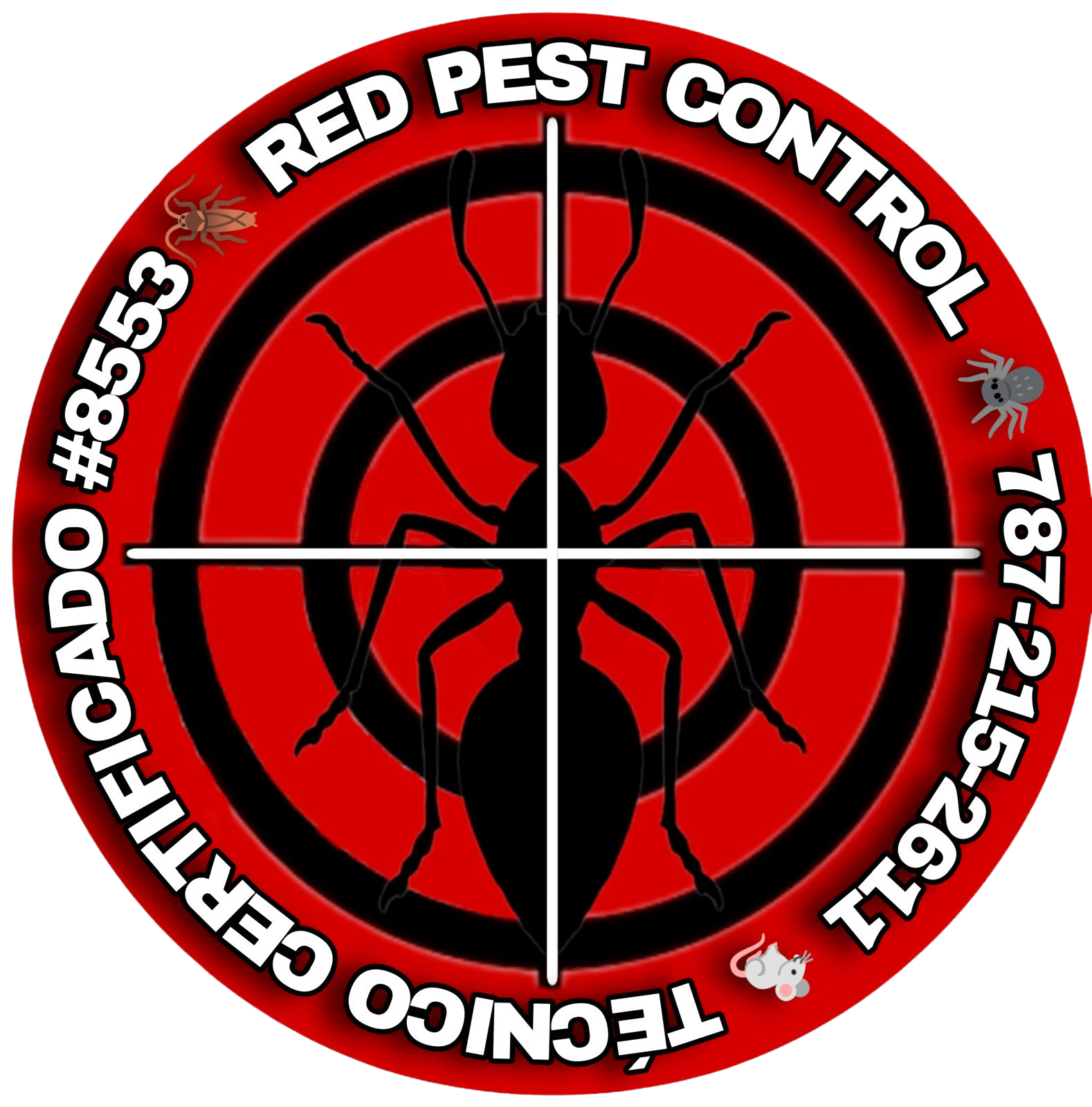 Red Pest Control Logo