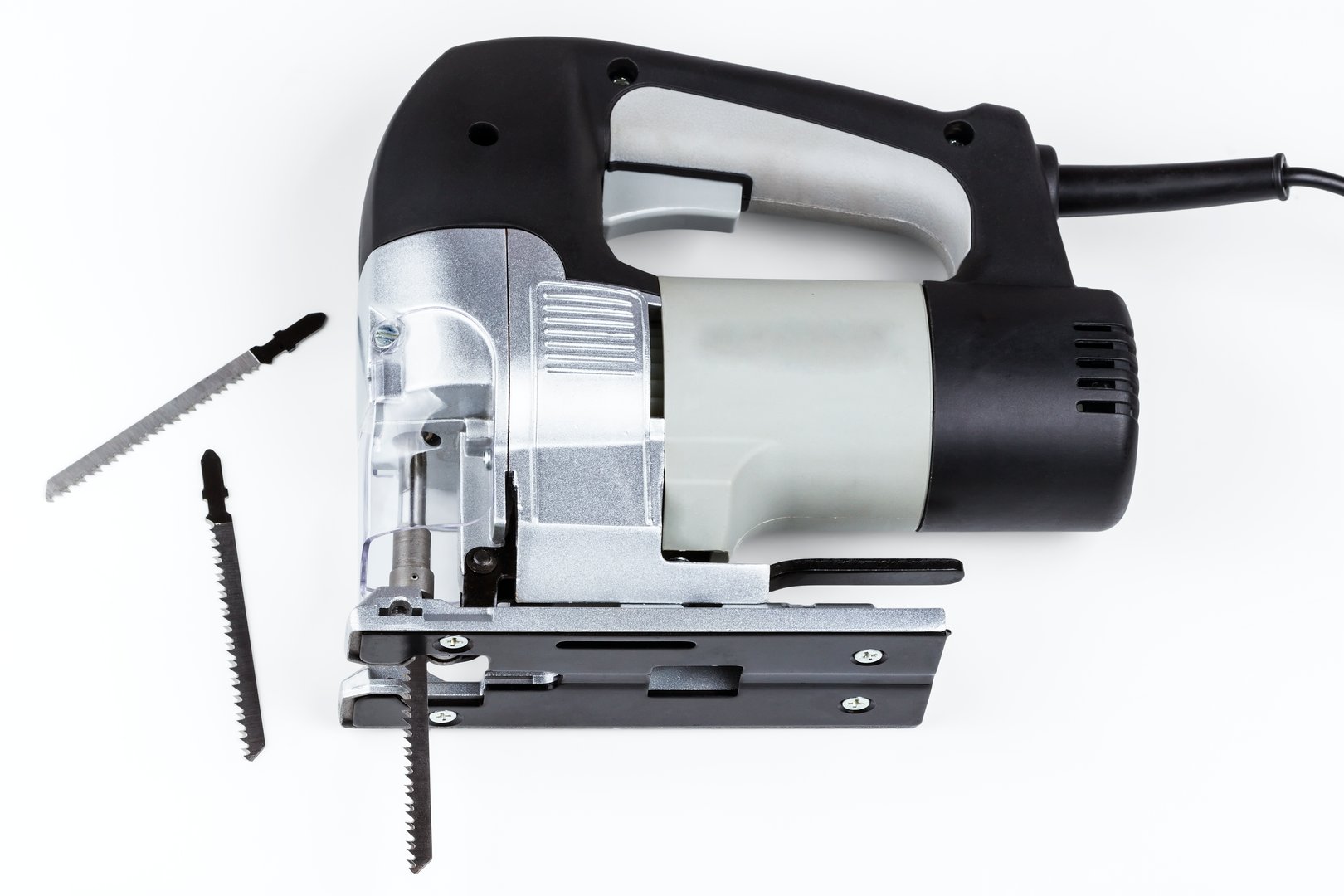 electrical jig saw isolated on white background