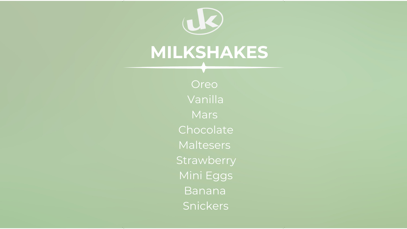 Milkshakes