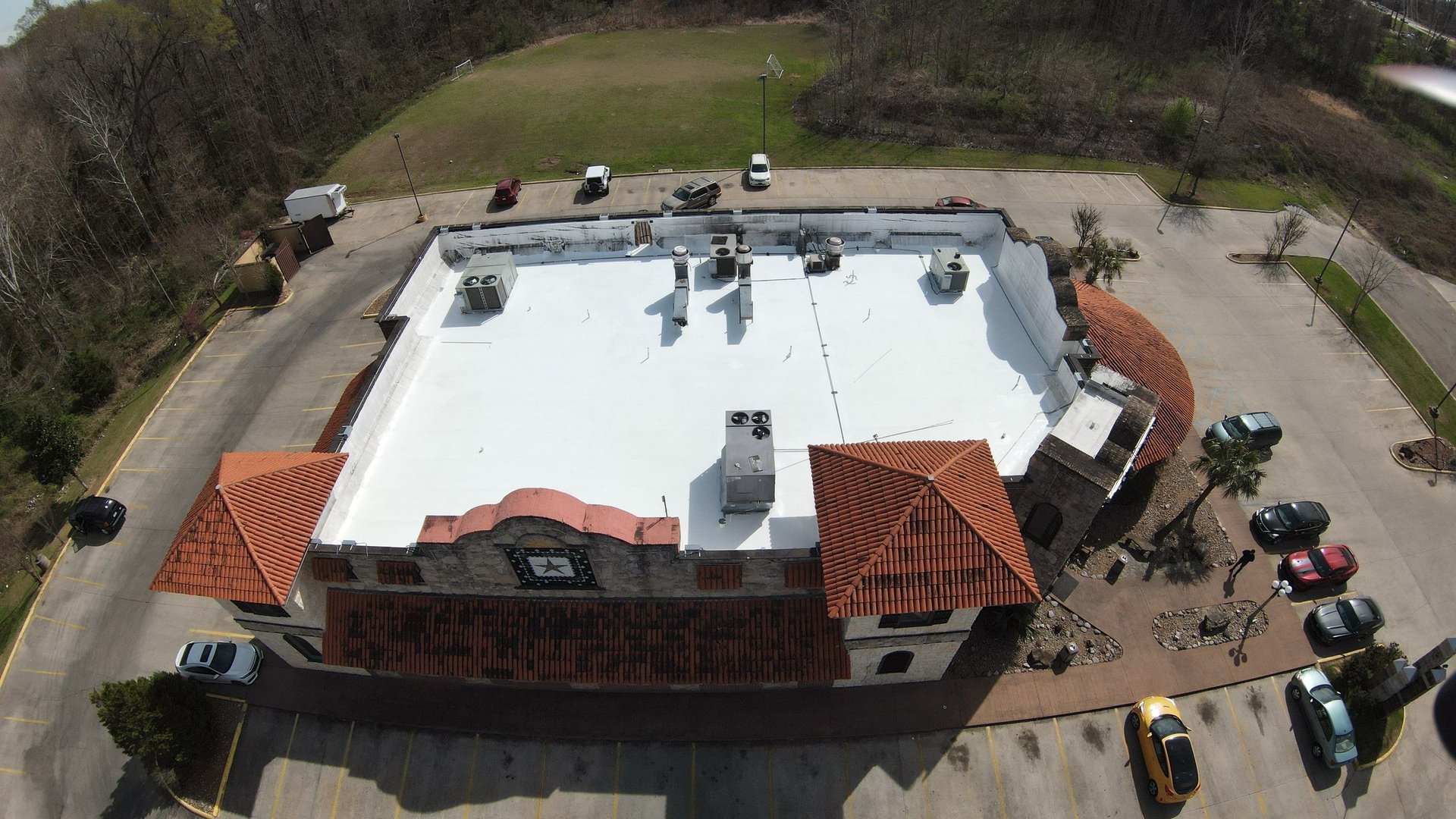 Completed roofing project