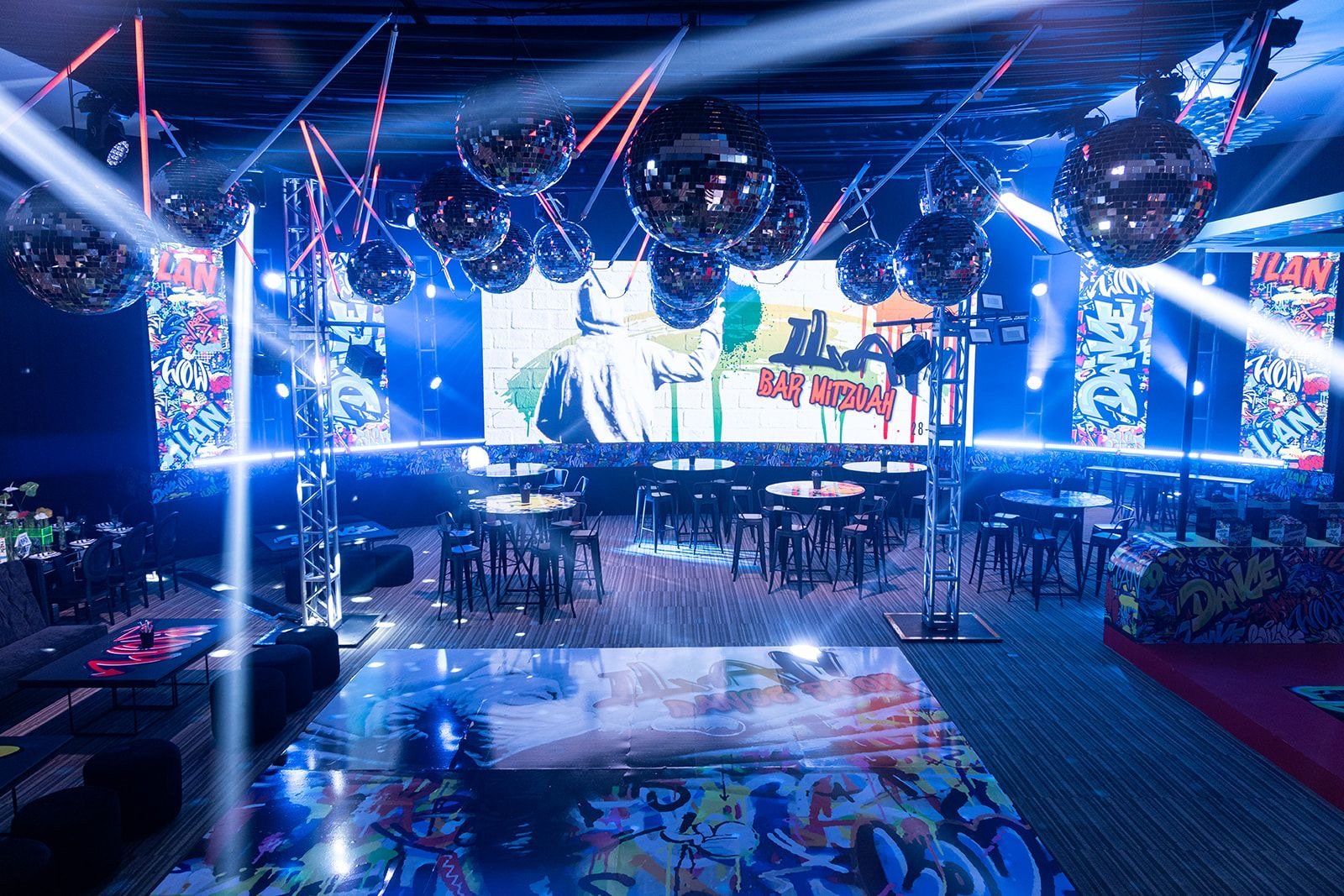 Event lighting setup