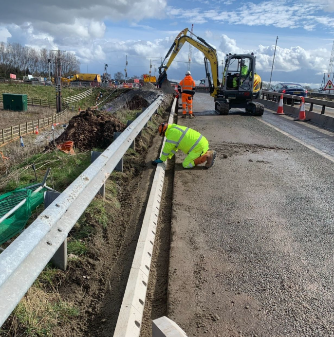 Kerbing installation