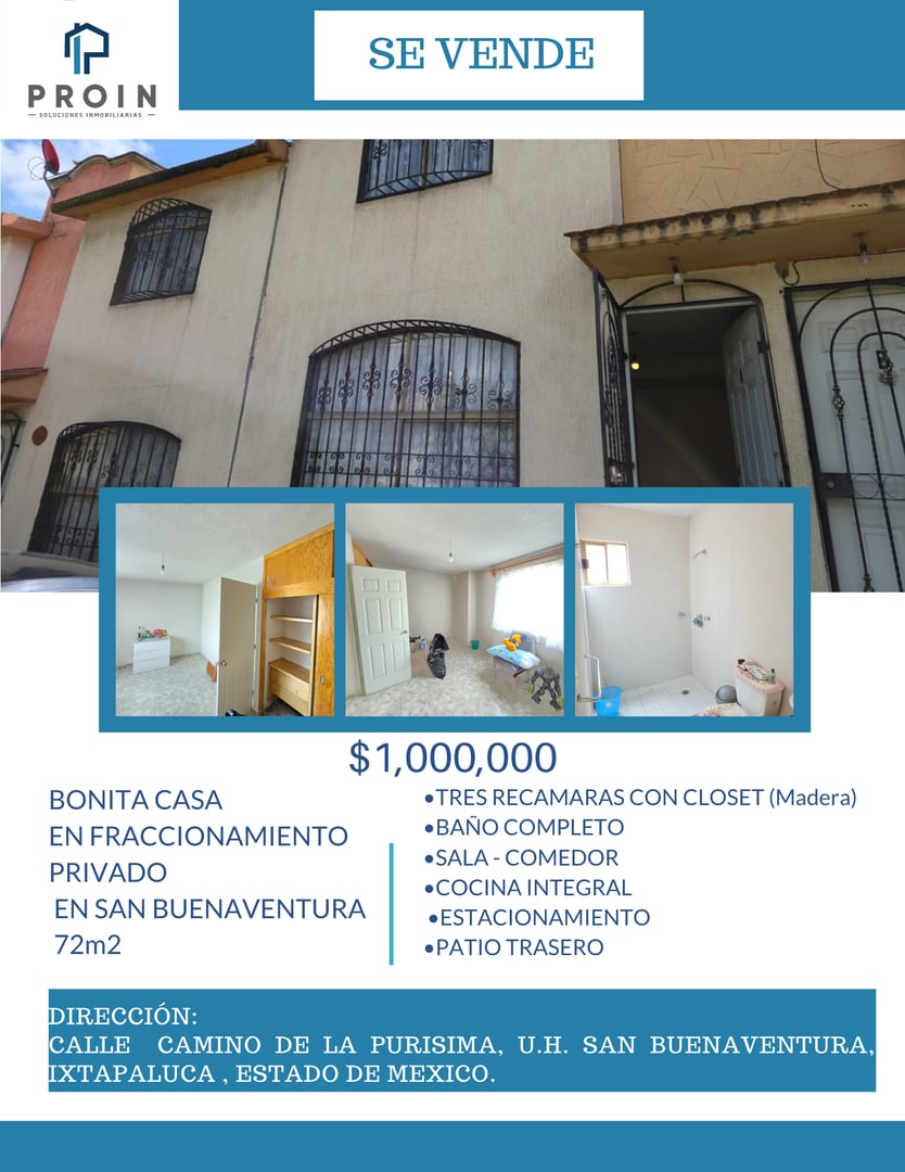 Se vende San Buenaventura