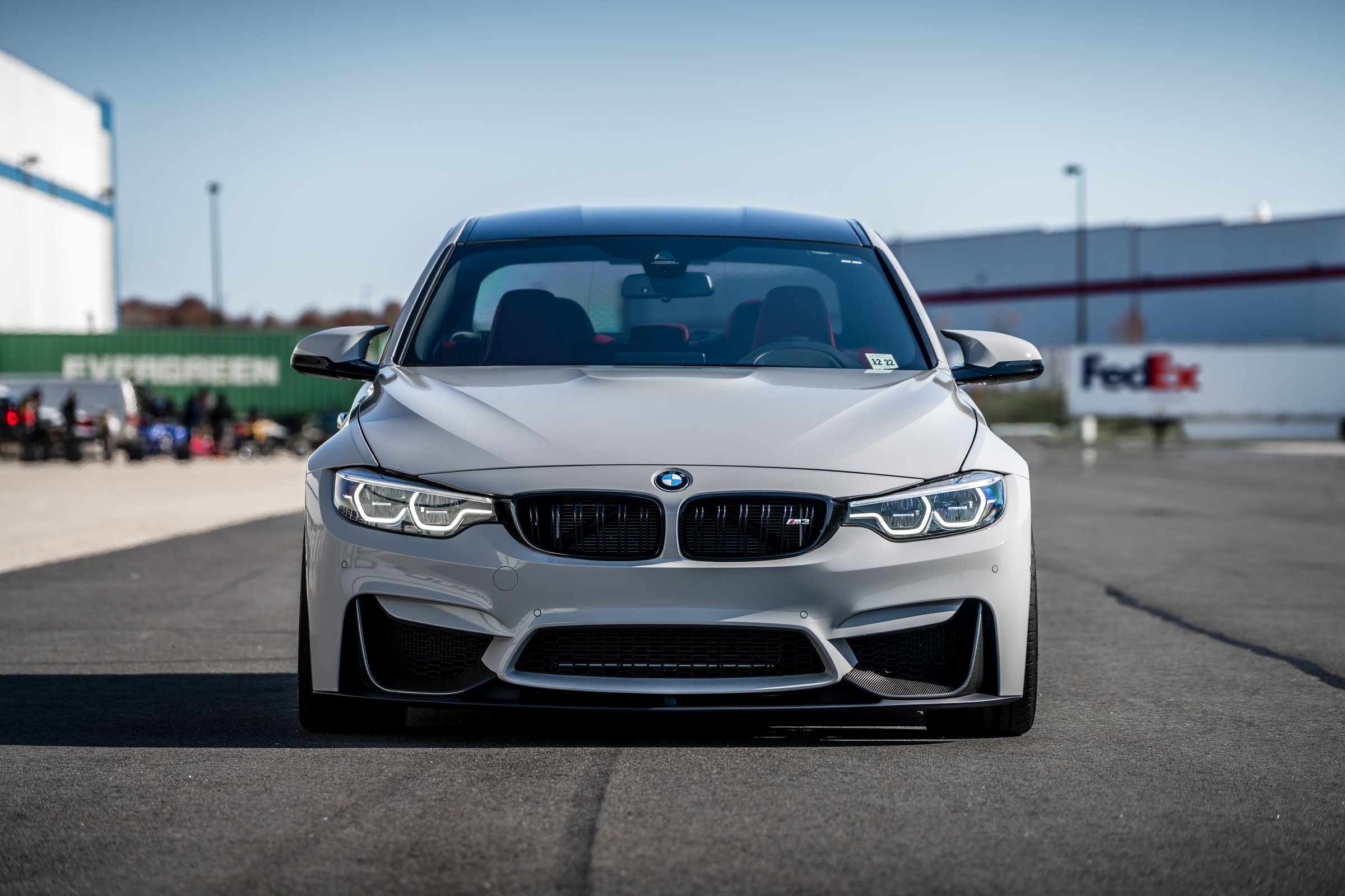 NY, NY, USAJune 2, 2025BMW M3 parked showing the front of the car