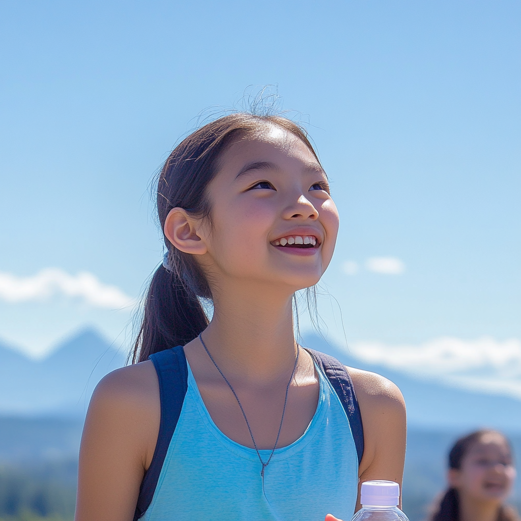Young Asian girl participant