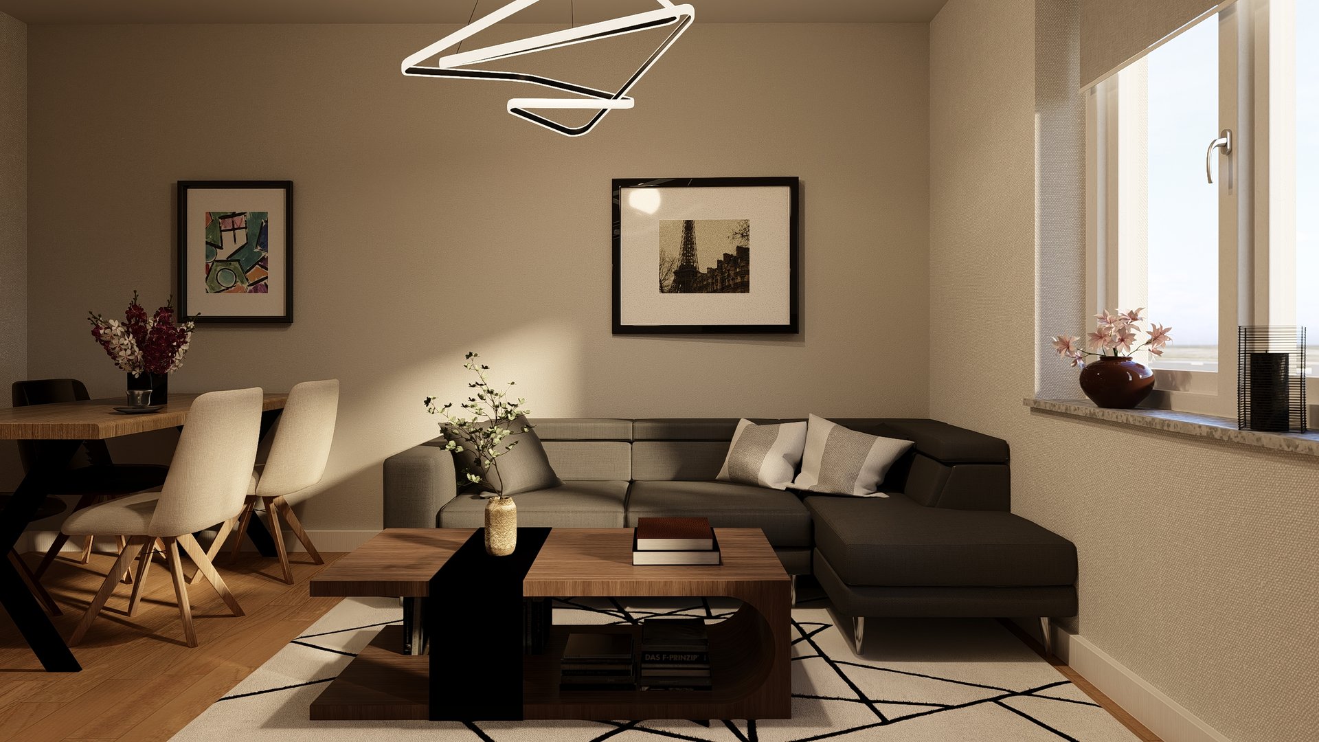 Wohnzimmer 2 Albrechtsplatz 17 02R