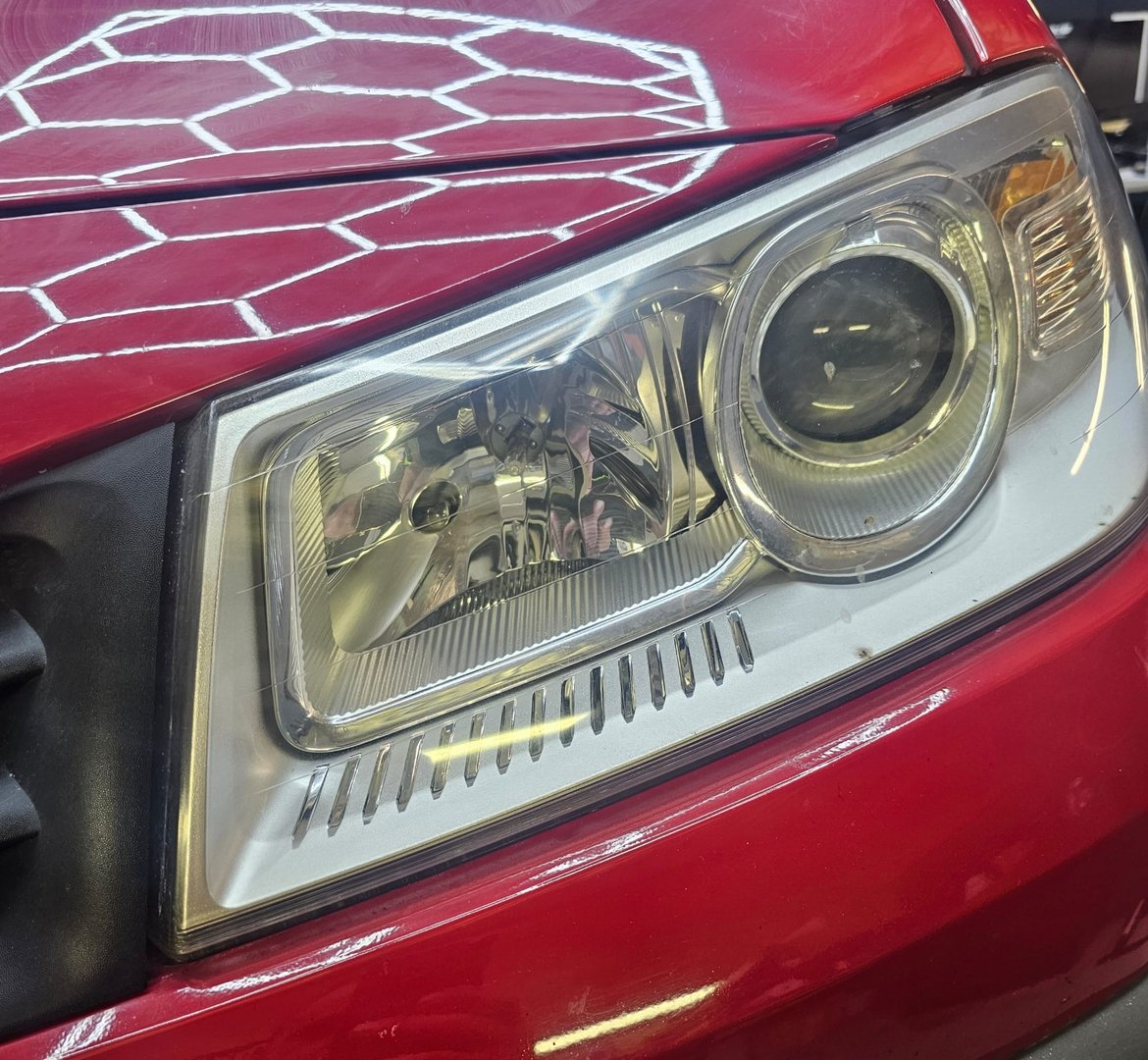 Scheinwerferaufbereitung nachher