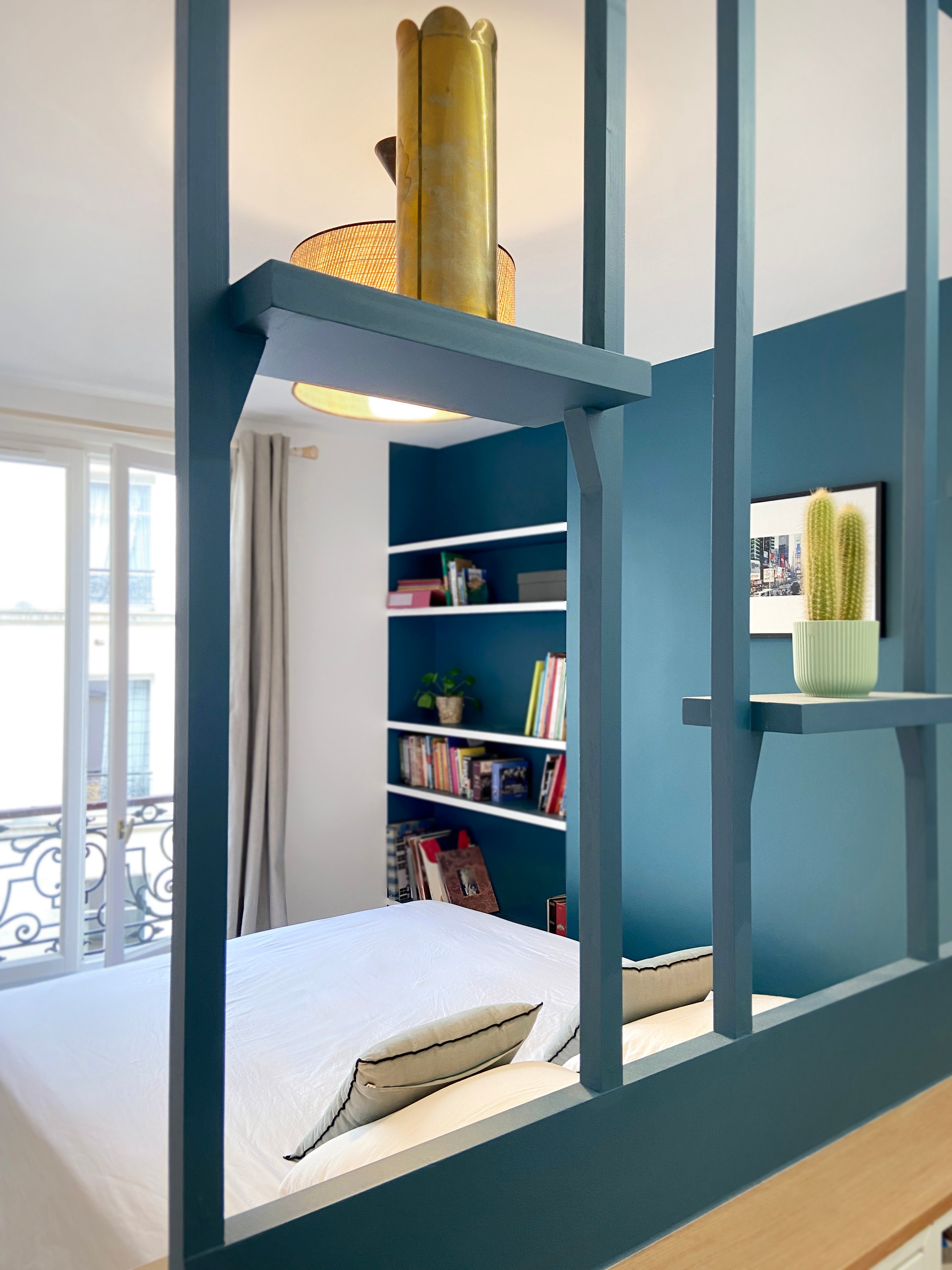 Rénovation appartement Clignancourt - Claustra gros plan détail