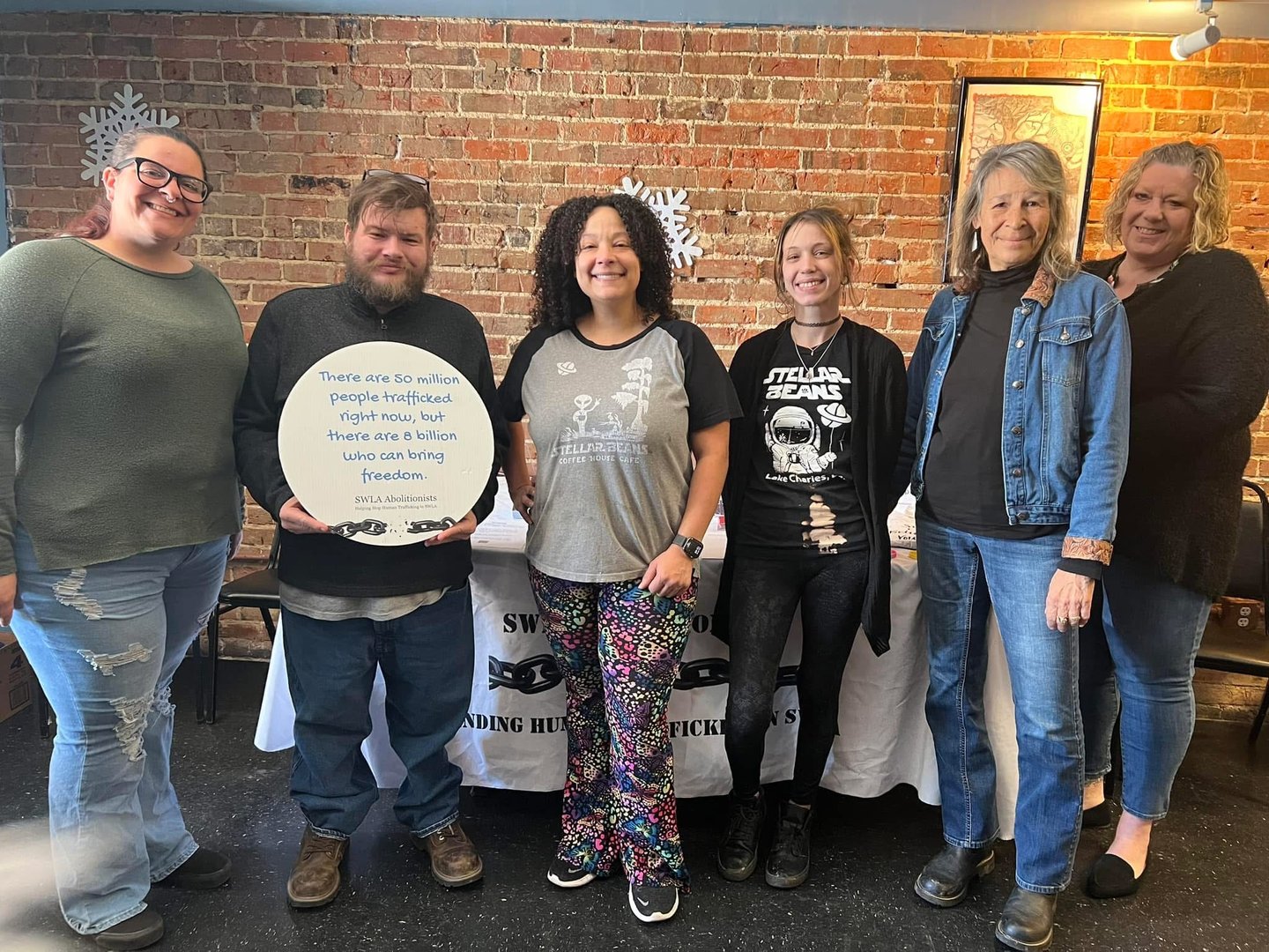SWLA Abolitionists team collaboration