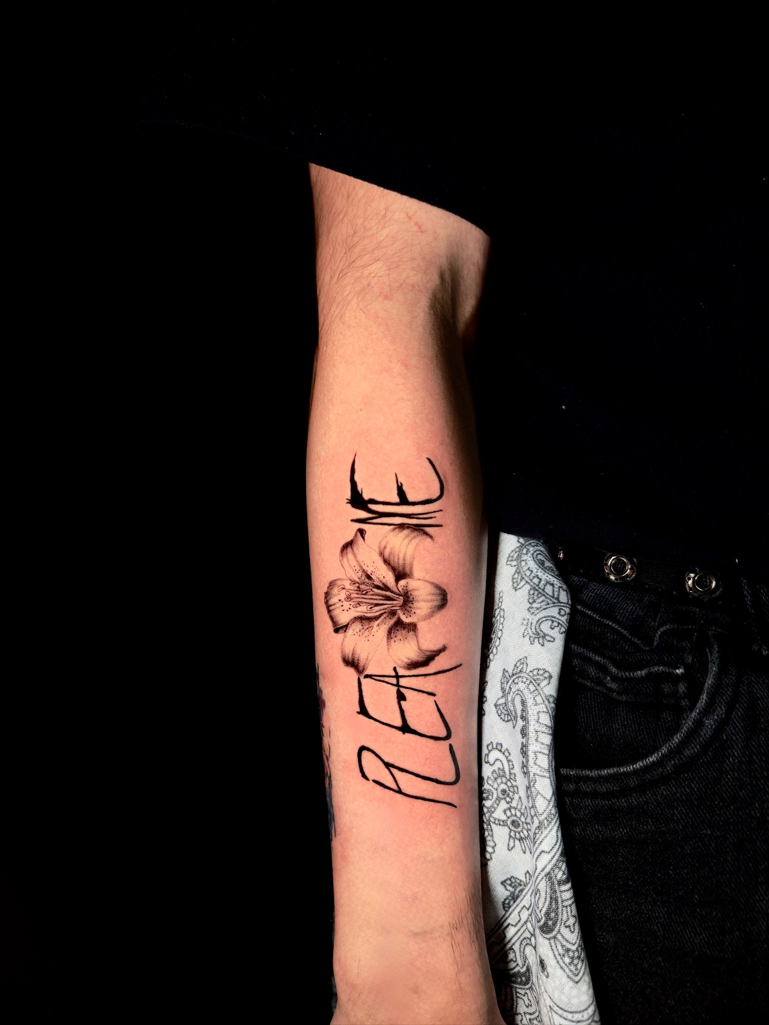 Tatuaje realizado por Victoria Lavā - Trabajo de portafolio