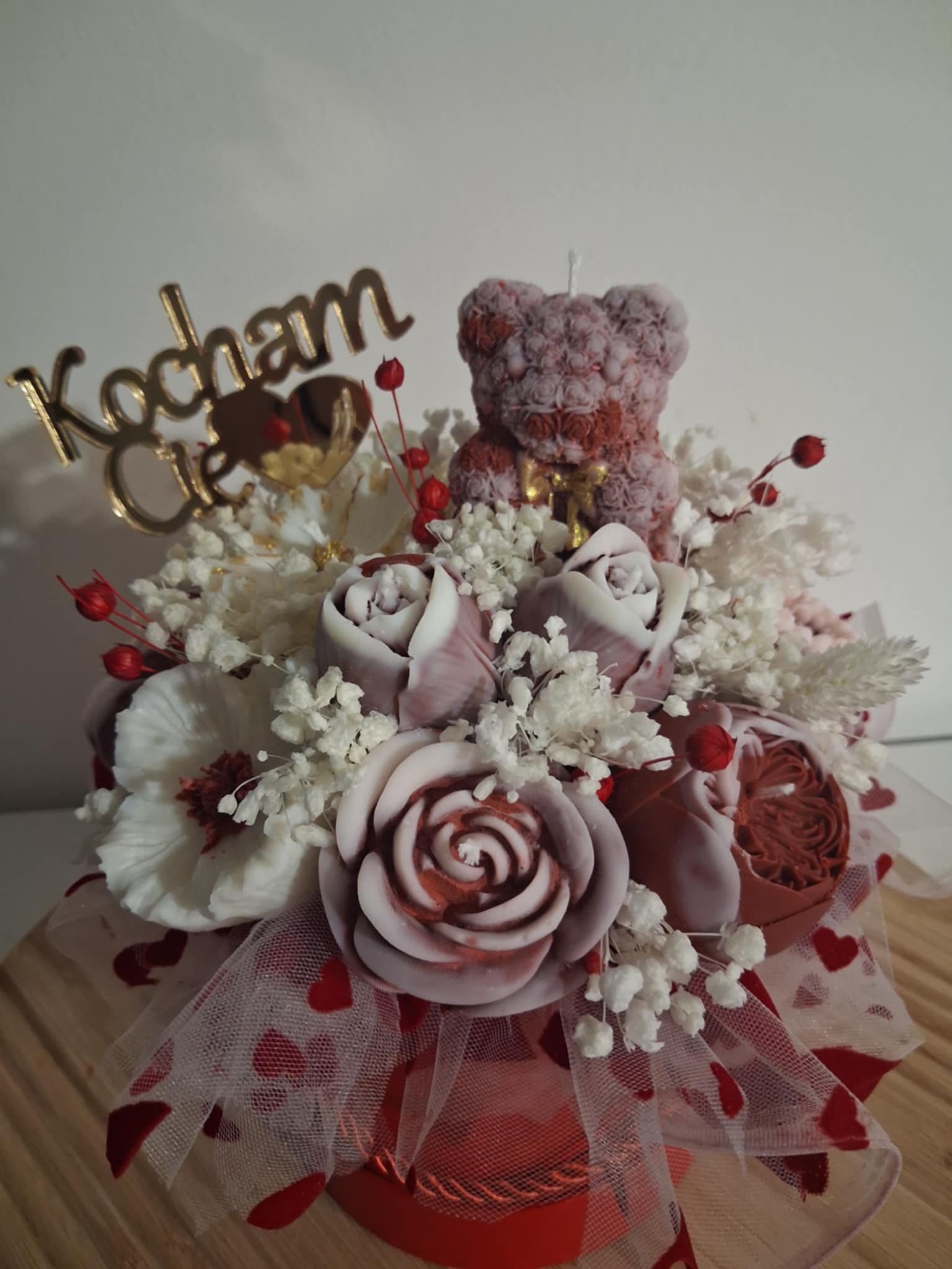 Walentynkowa świeca 12