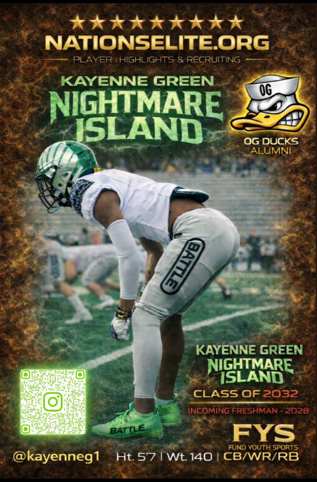 Athletic sports highlight showcase