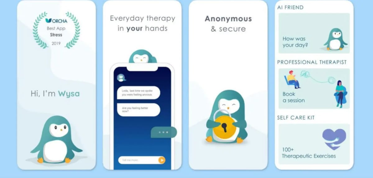 artificial intelligence help wysa