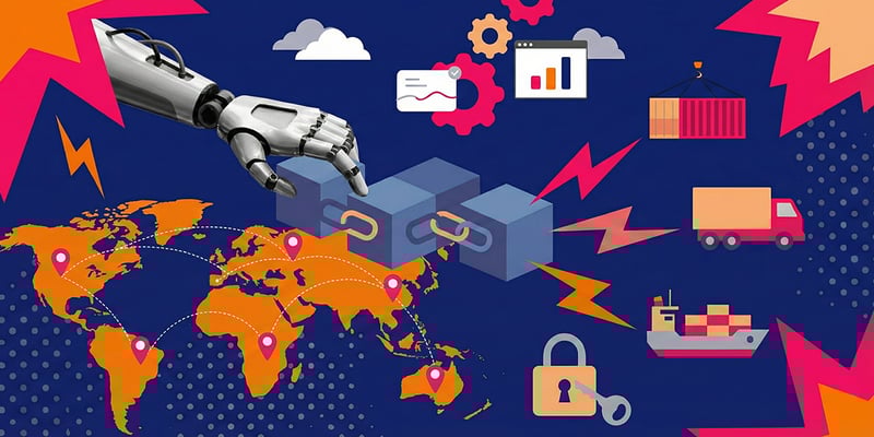 ai blockchain integration for supply chain featured image